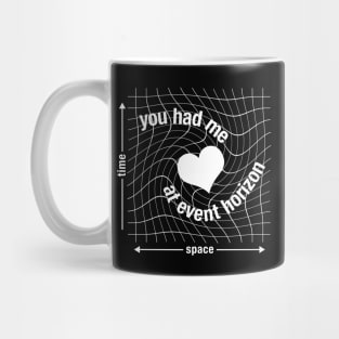 Love in Space Time Continuum Mug